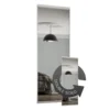 Duo Sliding Wardrobe Door Mirror With Aluminium Frame (W)610mm -Famous Furniture Store 12807030 2934843068867240