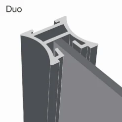 Duo Sliding Wardrobe Door Mirror With Aluminium Frame (W)762mm -Famous Furniture Store 12807034 6924986133877532