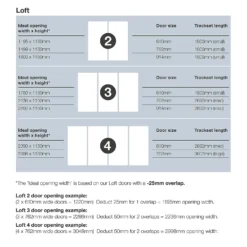 Loft Sliding Wardrobe Door White Panel With White Wood Effect Frame (W)610mm -Famous Furniture Store 12807150 1065036625553194