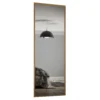 Classic Sliding Wardrobe Door Mirror With Oak Frame (W)914mm