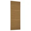 Linear Sliding Wardrobe Door 3 Panel Oak With Oak Frame (W)610mm -Famous Furniture Store 12811784 1894843064710770