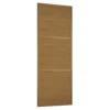 Linear Sliding Wardrobe Door 3 Panel Oak With Oak Frame (W)762mm -Famous Furniture Store 12811804 2814843065500646