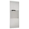 Linear Sliding Wardrobe Door 3 Panel White / Mirror With White Frame (W)914mm -Famous Furniture Store 12811820 2564843066460910