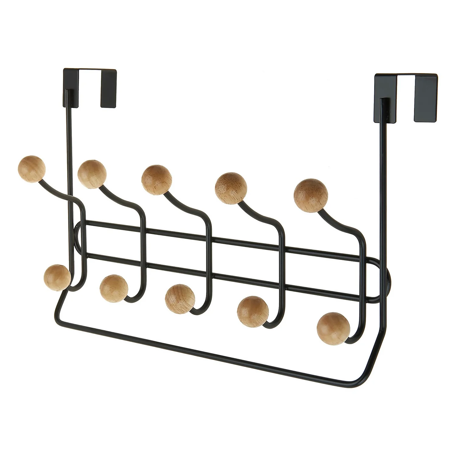None Wooden Ball With Towel Bar Coat Hook 3 None Wooden Ball With Towel Bar Coat Hook
