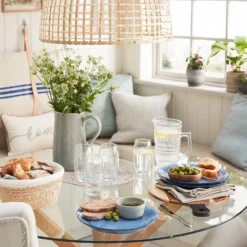 Ludlow Round Glass Dining Table -Famous Furniture Store 12825371 2124951833935223