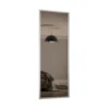 Ellipse Sliding Wardrobe Door 1 Panel Bronze Mirror With Aluminium Frame (W)610mm -Famous Furniture Store 12835011 6664831951895667