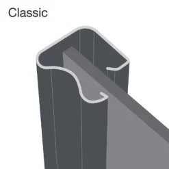 Classic 4 Door Sliding Wardrobe Kit Stone Grey Panel (W)2370 X (H)2260mm -Famous Furniture Store 12835579 3695033059565697