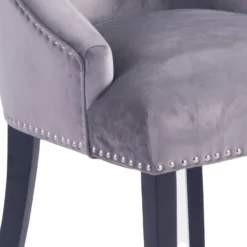 Annabelle Velvet Dining Chairs - Set Of 2 - Grey -Famous Furniture Store 12838750 1384904215257318