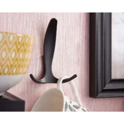 Tri Hook - Matt Black -Famous Furniture Store 12838848 1314995165523419