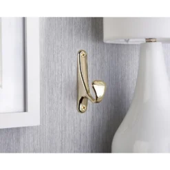 Bull Nose Hook - Polished Brass -Famous Furniture Store 12839038 1754995166019556