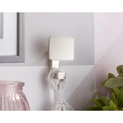 Square Back Hook - Satin Nickel 7 Square Back Hook - Satin Nickel -Famous Furniture Store 12839158 1994995166104090