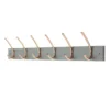 6 Large Rib Copper Hook On Slate Grey Bloc Board -Famous Furniture Store 12839287 1324845858288651