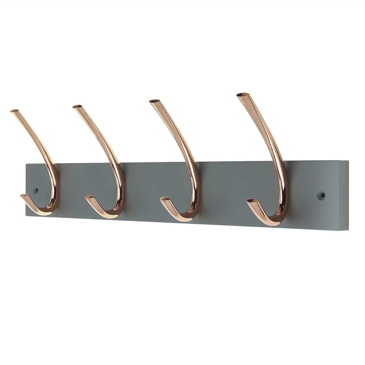 4 Large Rib Copper Hook On Slate Grey Bloc Board 2 4 Large Rib Copper Hook On Slate Grey Bloc Board