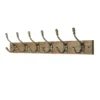 6 Deco Antique Brass Hook On Light Rustic Board -Famous Furniture Store 12839317 1544845859231362