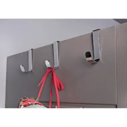 None Budget Over The Door Hooks - Polished Chrome - 3 Pack -Famous Furniture Store 12839946 3374850005960695