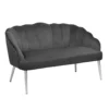 Sophia Scallop Occasional Sofa - Grey 1 Sophia Scallop Occasional Sofa - Grey -Famous Furniture Store 12840470 1454862235578889