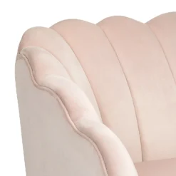 Sophia Scallop Occasional Sofa - Blush -Famous Furniture Store 12840480 9164862164842207
