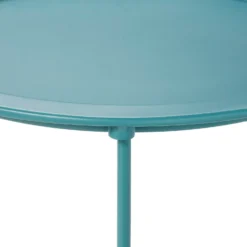 Folding Side Table Dark Teal -Famous Furniture Store 12879006 2084888469412858