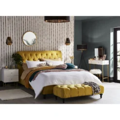 House Beautiful Taylor 2 Drawer Bedside Table - White -Famous Furniture Store 12886096 7194862227978359