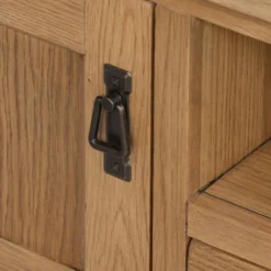 Hocombe Corner TV Stand - Oak -Famous Furniture Store 12914671 2114933242018342