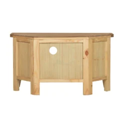 Hocombe Corner TV Stand - Oak -Famous Furniture Store 12914671 2334933241928948