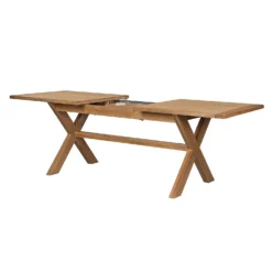 Hocombe 8-10 Seat Extending Dining Table - Oak -Famous Furniture Store 12914673 7574933242443286
