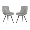 Dalston Dining Chair - Set Of 2 - Silver -Famous Furniture Store 12915457 9344907617436499