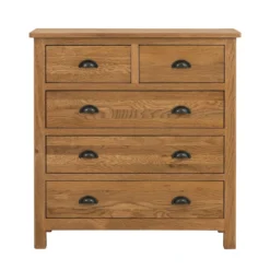 Norbury 5 Drawer Chest - Oak -Famous Furniture Store 12940848 7734873339427256