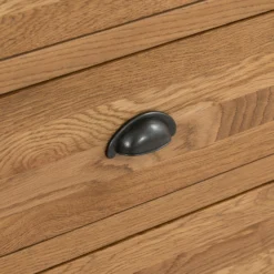 Norbury 5 Drawer Chest - Oak -Famous Furniture Store 12940848 9324873339570077