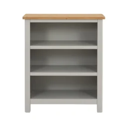 Norbury Low Bookcase - Grey -Famous Furniture Store 12940859 3694889183449380