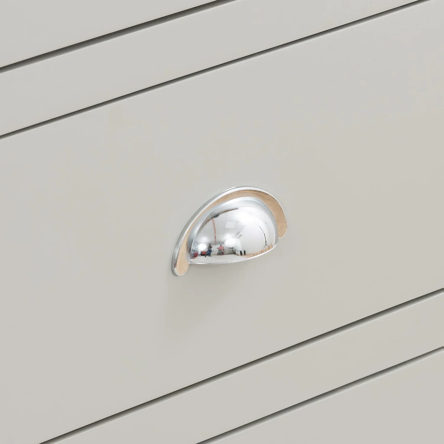 Norbury 5 Drawer Chest - Grey 9 Norbury 5 Drawer Chest - Grey - Image 7