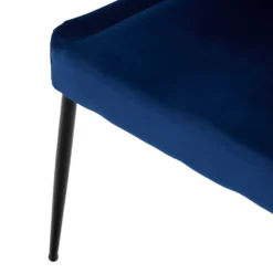Ava Velvet Dining Chair - Set Of 2 - Navy 17 Ava Velvet Dining Chair - Set Of 2 - Navy -Famous Furniture Store 13125758 1034978604735010