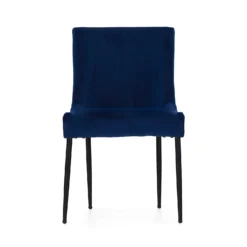 Ava Velvet Dining Chair - Set Of 2 - Navy 13 Ava Velvet Dining Chair - Set Of 2 - Navy -Famous Furniture Store 13125758 4784933241833932