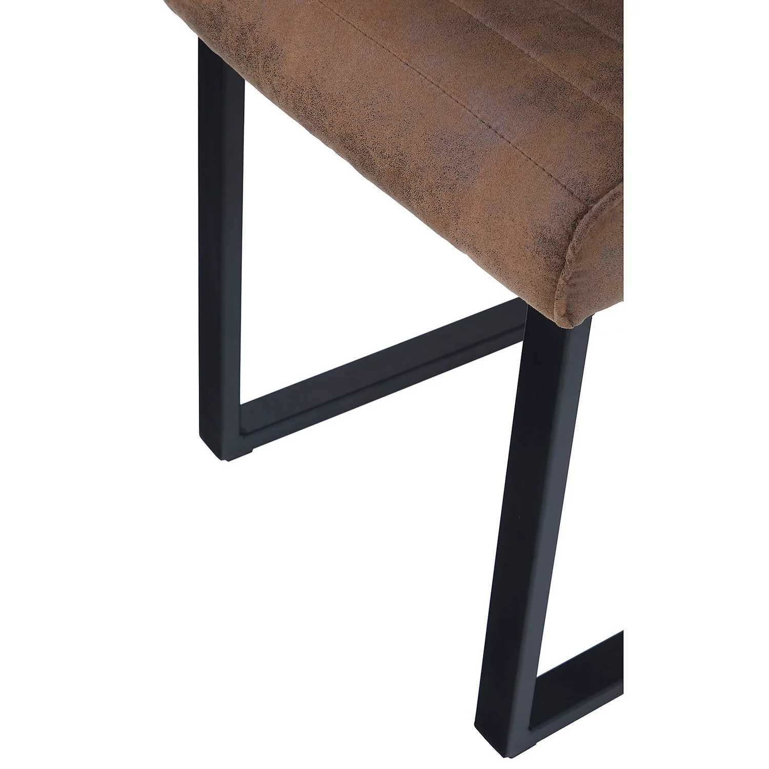 Ayden Cantilever Dining Chair - Set Of 2 - Tan 8 Ayden Cantilever Dining Chair - Set Of 2 - Tan - Image 6