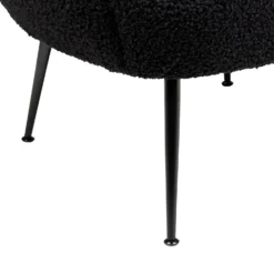 Tori Boucle Tub Chair - Black -Famous Furniture Store 13130400 1734919264983581