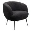 Tori Boucle Tub Chair - Black -Famous Furniture Store 13130400 1994919264898960