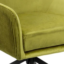 Pia Pleat Swivel Chair - Olive -Famous Furniture Store 13222763 1684940701734945
