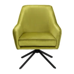 Pia Pleat Swivel Chair - Olive -Famous Furniture Store 13222763 1904940701575036
