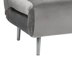 Freya Velvet Folding Sofa Bed - Grey -Famous Furniture Store 13222764 1404933444791480