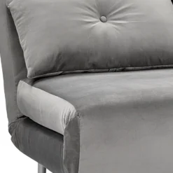 Freya Velvet Folding Sofa Bed - Grey -Famous Furniture Store 13222764 1774933444757442