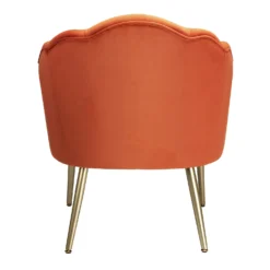 Sophia Scallop Occasional Chair - Burnt Orange -Famous Furniture Store 13222770 1894920057658395