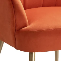 Sophia Scallop Occasional Chair - Burnt Orange -Famous Furniture Store 13222770 6824920057736278