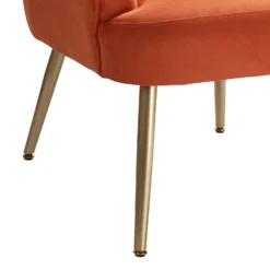 Sophia Scallop Occasional Chair - Burnt Orange -Famous Furniture Store 13222770 6994920057799422