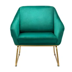 Evelyn Metal Frame Chair - Emerald -Famous Furniture Store 13222772 1384932955562277