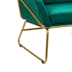 Evelyn Metal Frame Chair - Emerald -Famous Furniture Store 13222772 3134932955727262