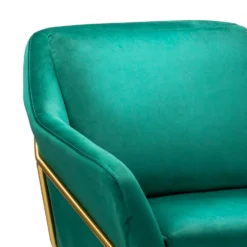 Evelyn Metal Frame Chair - Emerald -Famous Furniture Store 13222772 6214932955638897