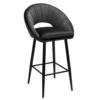 Margot Bar Stool - Black -Famous Furniture Store 13222775 4314931414019291