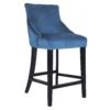 Annabelle Velvet Bar Stool - Navy -Famous Furniture Store 13223768 6124927306470291