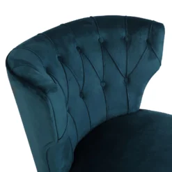 Sadie Velvet Accent Chair - Aegean Blue -Famous Furniture Store 13223769 1294958840720553