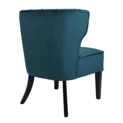 Sadie Velvet Accent Chair - Aegean Blue -Famous Furniture Store 13223769 1514958840668956